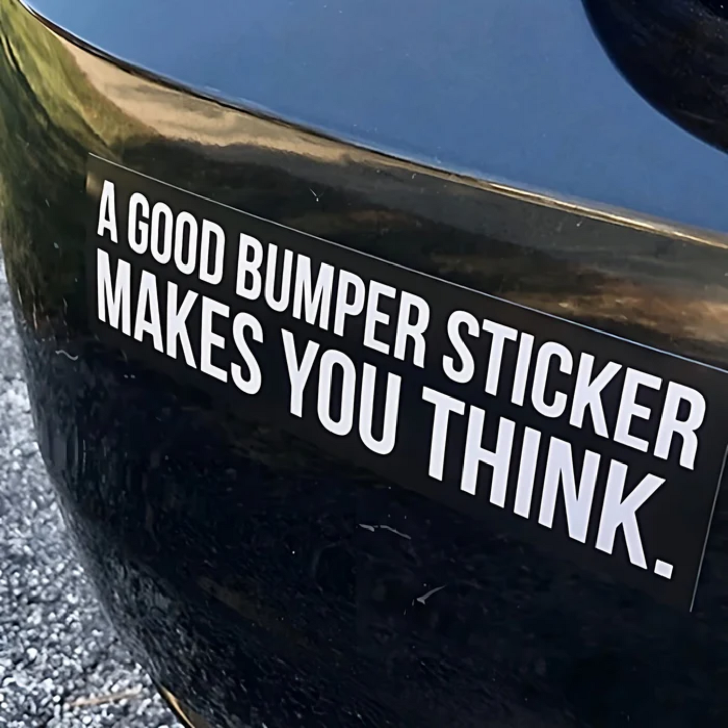 Adhesive Vinyl Bumper Sticker