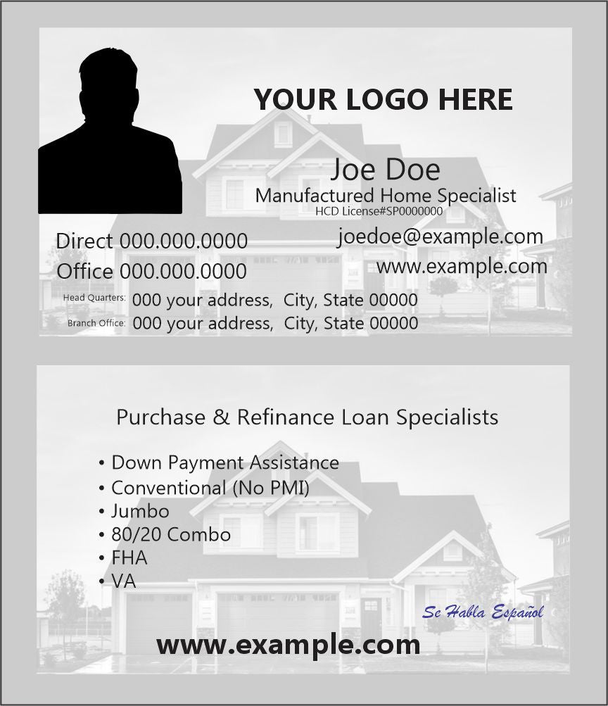 Semi-custom Standard Business Cards Full Color, UV Coating (Free Shipping & Setup)