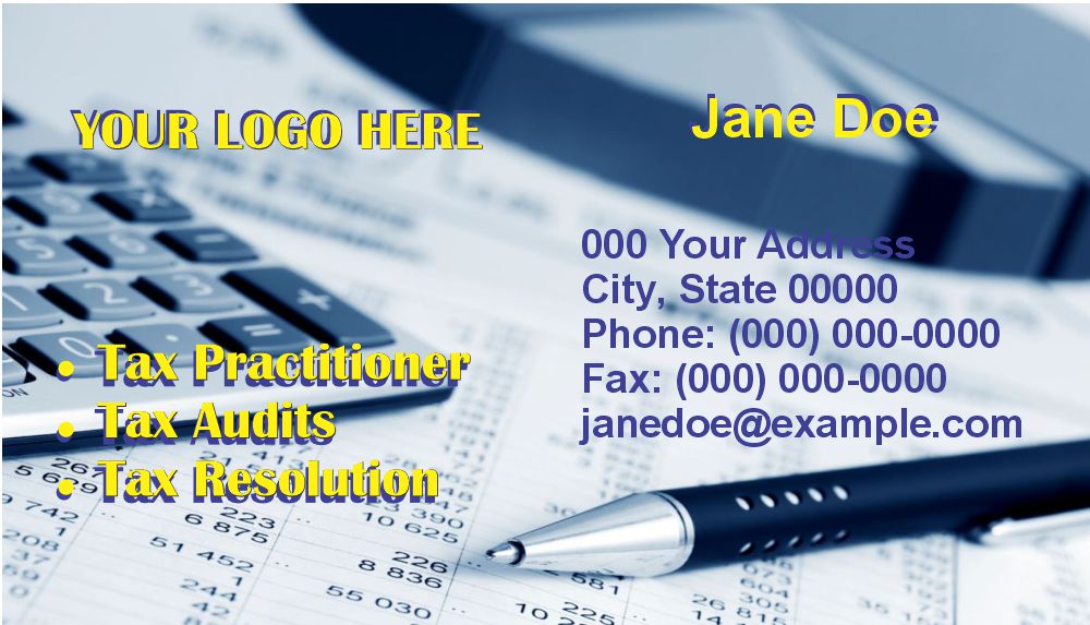 Semi-custom Standard Business Cards Full Color, UV Coating (Free Shipping & Setup)