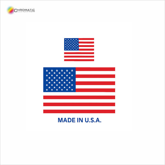 American Flag Stickers – Waterproof Vinyl (Made in USA)