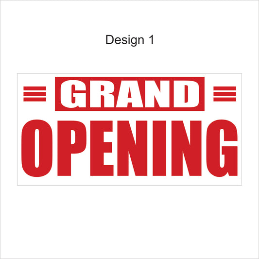 Grand Opening Vinyl Banner – Celebrate in Style!